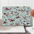 thumbnail image 1 of Botany Cutting Board, Cartoon Design Pattern of Spring Floweret and Branches Repetition Print, Decorative Tempered Glass Cutting and Serving Board, in 3 Sizes, by Ambesonne, 1 of 5