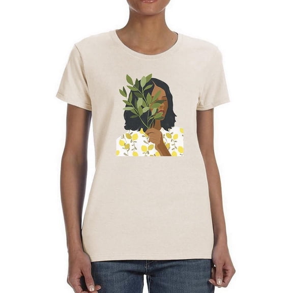 Botany Portrait I. T-Shirt Women -Victoria Borges Designs, Female 4X-Large