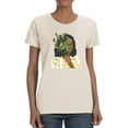 thumbnail image 1 of Botany Portrait I. T-Shirt Women -Victoria Borges Designs, Female x-Large, 1 of 4