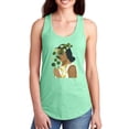 thumbnail image 1 of Botany Portrait Ii. Racerback Tank Women -Victoria Borges Designs, Female Large, 1 of 4