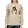 thumbnail image 1 of Botany Portrait Ii. Sweatshirt Women -Victoria Borges Designs, Female Large, 1 of 4