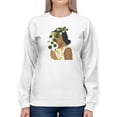 thumbnail image 1 of Botany Portrait Ii. Sweatshirt Women -Victoria Borges Designs, Female XX-Large, 1 of 4
