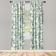 thumbnail image 1 of Botany Themed Window Curtains, Aquarelle Berry Pattern with Leaves Greenery Simple Boho Garden Art, Lightweight Decor 2-Panel Set with Rod Pocket, Pair of - 28"x63", Cream Dark Lavender, by Ambesonne, 1 of 1