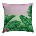thumbnail image 1 of Botany Throw Pillow Cushion Cover, Exotic Flowering Plants Wild Orchid Blooms Romantic Mother Earth Print, Decorative Square Accent Pillow Case, 24 X 24 Inches, Hunter Green Dried Rose, by Ambesonne, 1 of 2