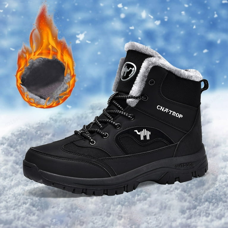 Mens walking waterproof fashion boots