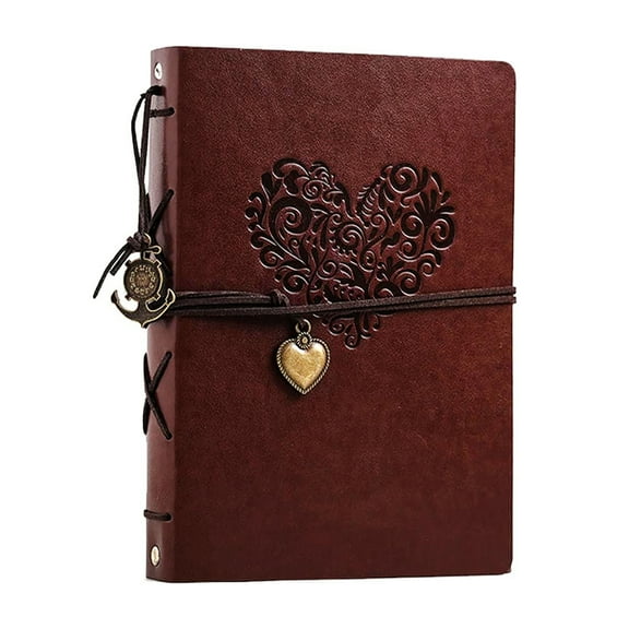 Botattraeck Photo Album Scrapbook 30 Sheets/60 Pages Premium Black Paper Memory Book Vintage DIY Leather Cover Photo Book for Kids Graduation Wedding Anniversary Birthday Gifts