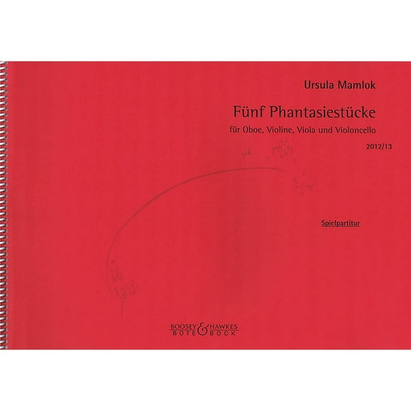 Bote & Bock Funf Phantasiestucke Boosey & Hawkes Chamber Music Series Book by Ursula Mamlok