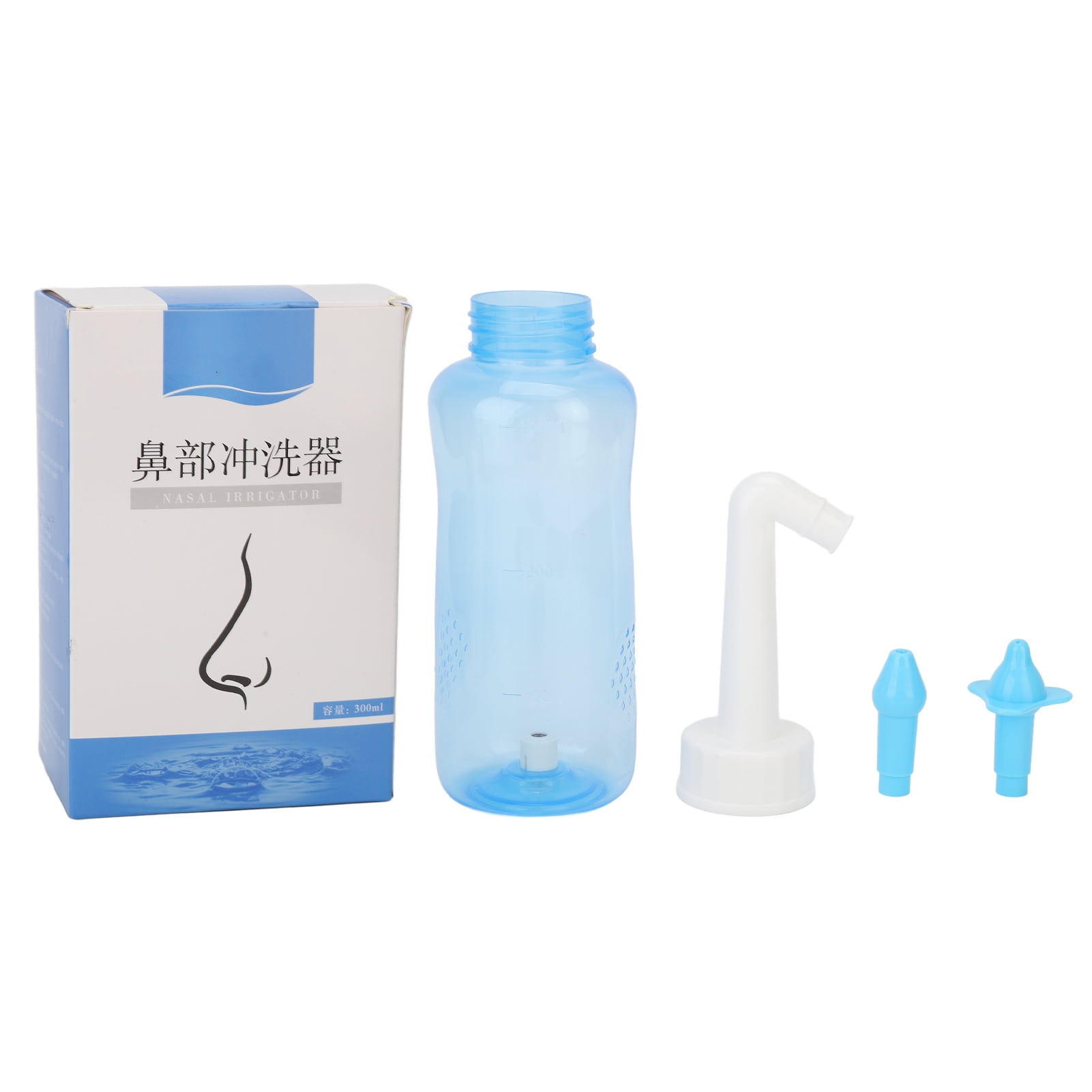 Lavadora Nasal De 500 Ml – Para Adultos Y Niños, Incluye 2 Boquillas, Riego Suave Para Cuidado De Fosas Nasales