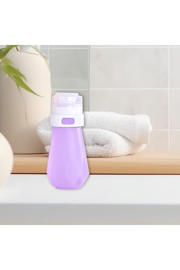 Botella dispensadora de silicona, botella dispensadora de viaje, botella de almacenamiento, juego de botellas dispensadoras de loción, botella de viaje de silicona, botella de muestra