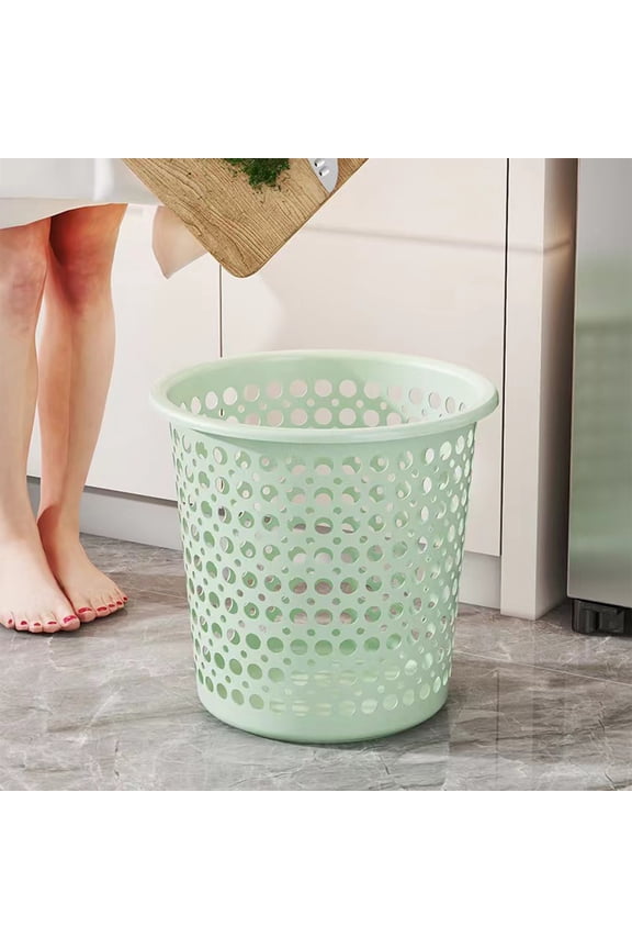 Botes de basura huecos, botes de basura domés sin tapa, botes de basura resistentes al desgarro