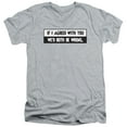 thumbnail image 1 of - Both Be Wrong - Slim Fit V Neck Shirt - Large, 1 of 2