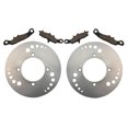 thumbnail image 1 of Both Front Disc Brake Rotors & Brake Pads 2005-2013 Kawasaki Brute Force 650 4x4, 1 of 1