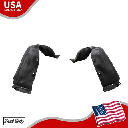 Both Front Splash Shields For 2014-2016 Kia Forte