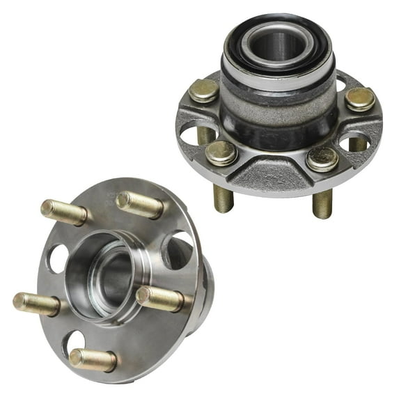 (Both) Rear Wheel Hub and Bearing Assembly for Impreza, Legacy FWD 5 Lug W/o ABS (Pair) 512036 x2 Fits select: 1991-1993,1995-1996 SUBARU LEGACY L