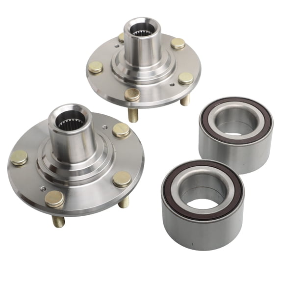 Both Side Front Wheel Bearing(w/abs) & Hub Replacement kit for Civic Honda FWD