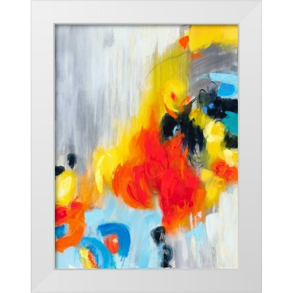 Bothne, Janet 12x14 White Modern Wood Framed Museum Art Print Titled - In the Loop I