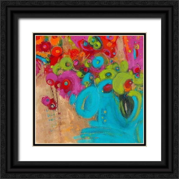 Bothne, Janet 26x26 Black Ornate Wood Framed with Double Matting Museum Art Print Titled - Year of the Dragon II