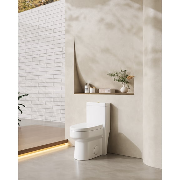 Bothwa Home Elongated Dual Flush Toilet T923