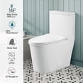thumbnail image 1 of Bothwa Home One Piece Elongated Dual Flush Toilet, 1 of 13