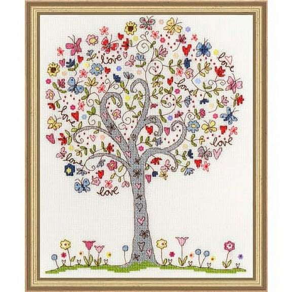 Bothy Threads Cross Stitch Kit - Love Tree
