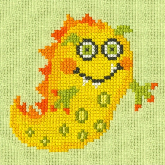 Bothy Threads Massive Monsters- Yazz Counted Cross-Stitch Kit