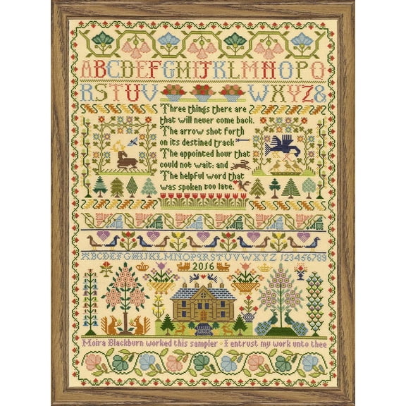 Bothy Threads Three Things Counted Cross-Stitch Kit