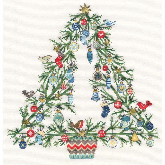 Bothy Threads Counted Cross Stitch Kit - Tree of Joy