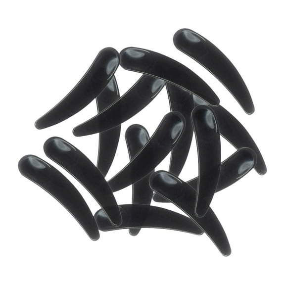 Bothyi 100x Mini Curved Cosmetic Scoop All Skin Type Mixing Sticks Cosmetic Spatula black