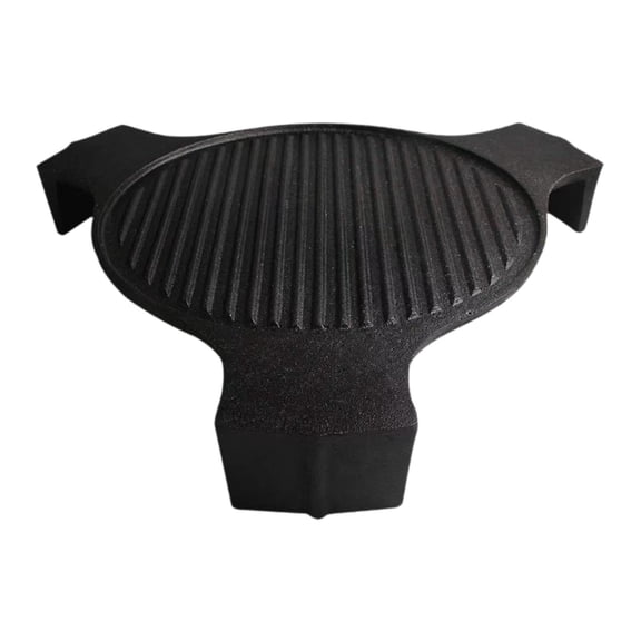Bothyi 18'' Cast Iron Plate Setter with 3 Legs Grilling Plate Pizza Stone Accessory