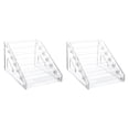 thumbnail image 1 of Bothyi 2 Pieces Acrylic Lipstick Holder Clear Shop Acrylic Nail Polish Display Rack 7 Tier, 1 of 8