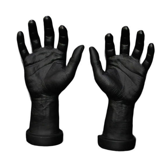 Bothyi 2 Pieces Hand Model Spooky Halloween Decoration for Party Cosplay Decoration black
