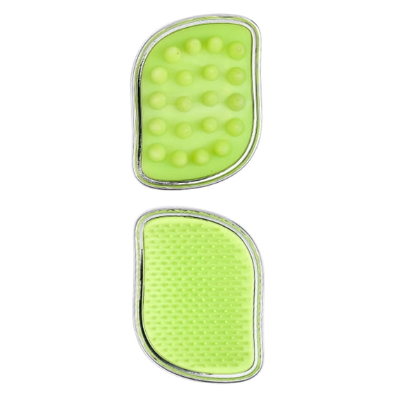 Bothyi 2 in 1 Double Sided Hair Shampoo Brush Soft Pin Scalp Massager Brush for Wet and White