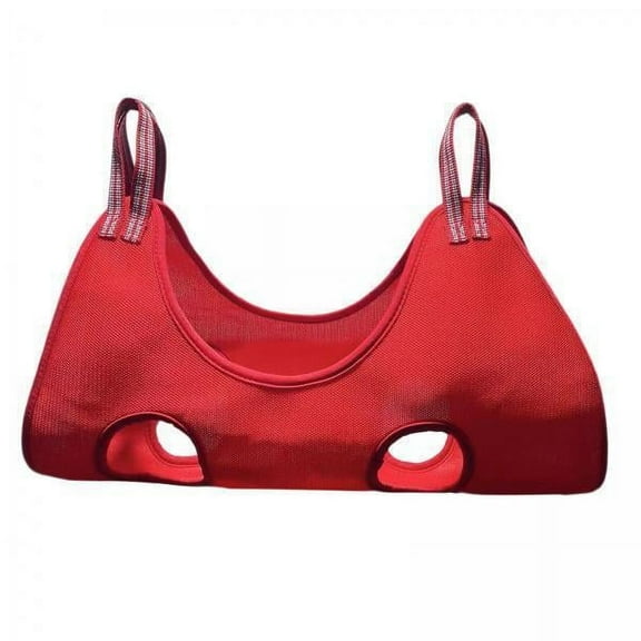 Bothyi 2x Grooming Hammock Helper Restraint Bag Useful Tools Puppy Convenient Harness for Bathing Nail Clip Small Medium Dogs And Cats , Red M