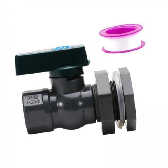 Bothyi 2x Rain Barrel Spigot 3/4inch Water Barrel Diverter Set Accessories for Pools Aquariums