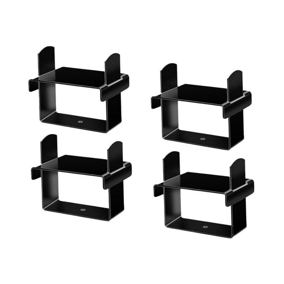 Bothyi 4x Leaf Spring Clamp Kit 2.5inch for Trailer Control of Axle Ski Boat Black