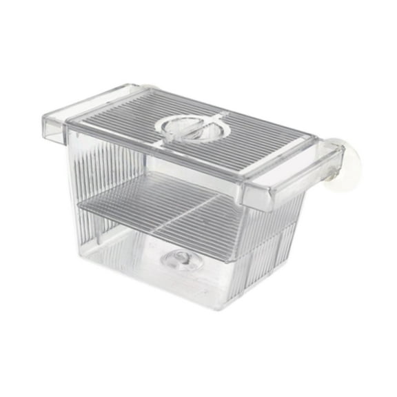 Bothyi Aquarium Breeder Box Transparent Acrylic for Clown Guppy S