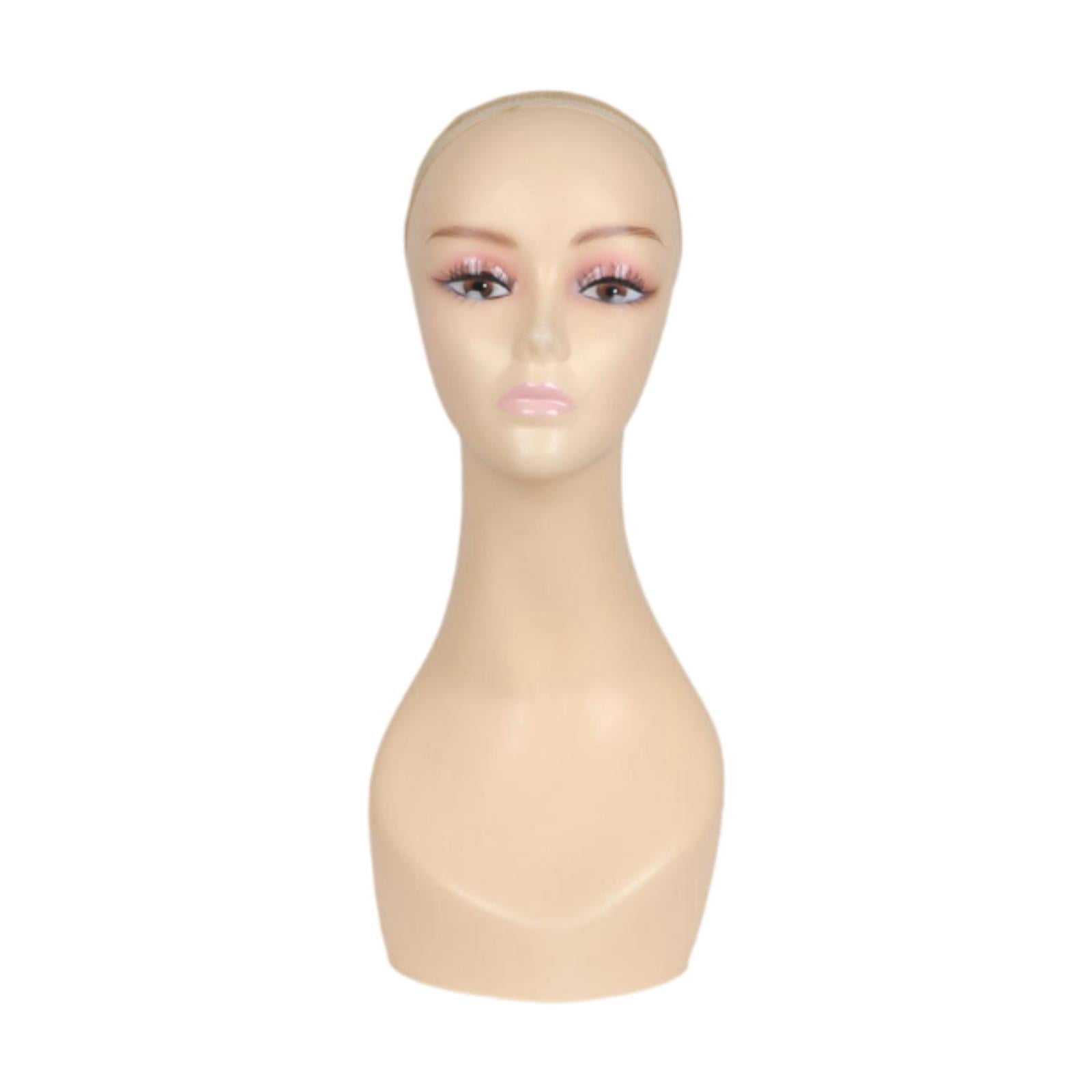 Bothyi Bald Manikin Head Multipurpose Portable Training Head for Jewelry