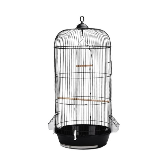 Bothyi Bird Cage Parakeet Cage Sturdy Mesh Ventilated Round European Styles for Macaw