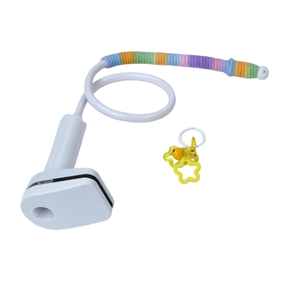 Bothyi Bird Perch Stand, Bird Training, Lightweight Bendable Flexible Paw Toy Tabletop White