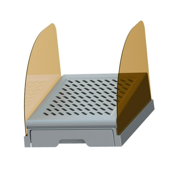 Bothyi Cat Litter Mat Scratch Resistant Cat Litter Trapping Mat for s Supply White