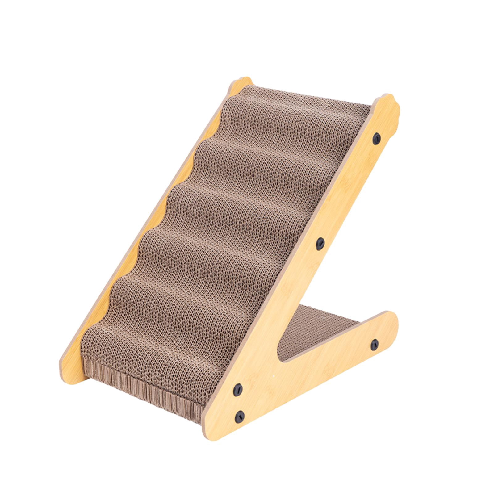 Bothyi Cat Scratcher Cardboard Stable Triangular Structure Space Saving Scratch Pad for