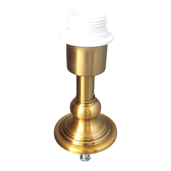 Bothyi Ceramic Bottle Lamp Base, Table Lamp Base Holder for E27 Screw Lamps, Metal Iron Style B