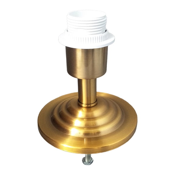Bothyi Ceramic Bottle Lamp Base, Table Lamp Base Holder for E27 Screw Lamps, Metal Iron Style D