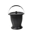 thumbnail image 1 of Bothyi Chamber Pot with Lid Urinal Night Urine Jug for Women Men Female Male Adults Black, 1 of 8