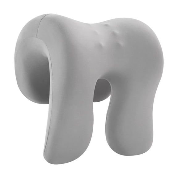 Bothyi Desk Sleeping Napping Pillow Removable Soft Office Chair Memory Neck Support Solid Light Gray