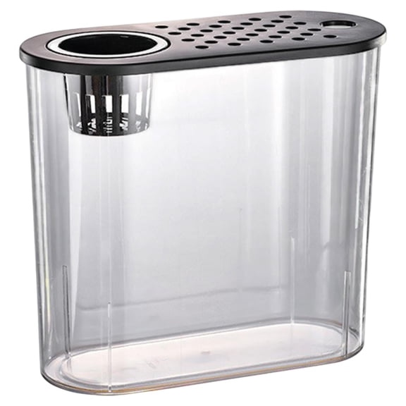 Bothyi Desktop Aquarium Sturdy with Lid for Home Living Room Lizards Black Lid