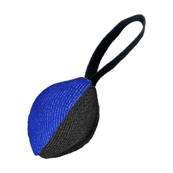 Bothyi Dog Tug Ball Portable Dog Ball Toy for Relaxing Solo Amusement Pets Supplies Black Blue