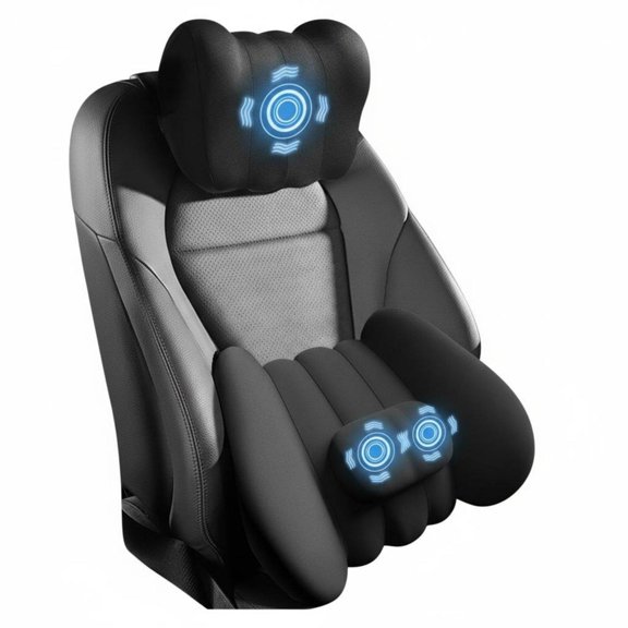 Bothyi Electric Car Seat Massager Vibration Massage Car Massager Set 3 Intensity Levels