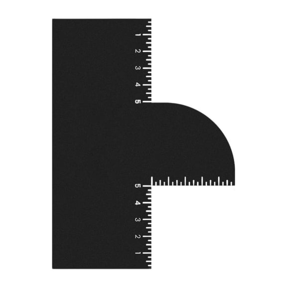 Bothyi Enhance Barber Card Easily to Clean Beard Line up Tool for Barber Styling Men