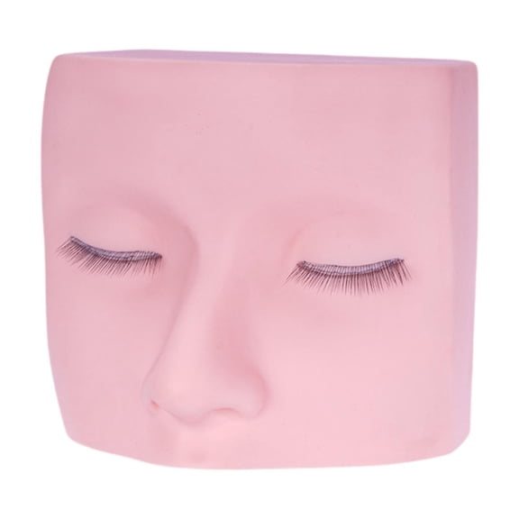 Bothyi Eyelash Extension Mannequin Head Face Flat Head for Eyelash Extension Salon